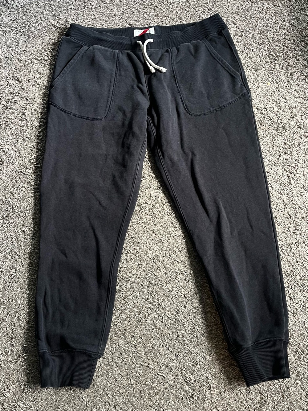 Men's Best Made Co Black Sweaptants Supima Cotton Elastic Waist French Terry